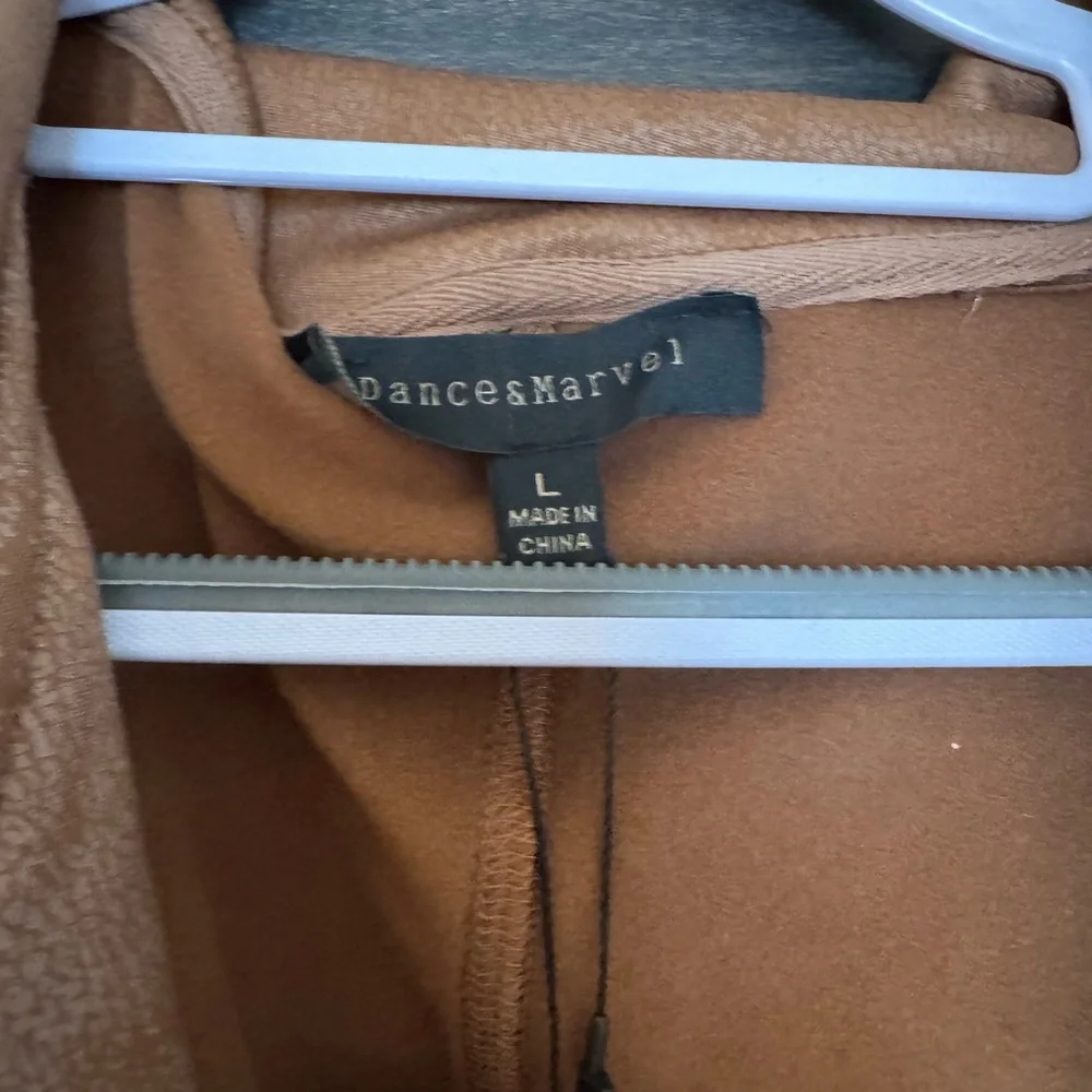 VICI- Suede Tan Women's Jacket - Picture 6 of 6